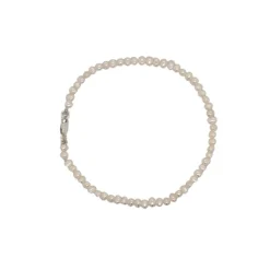 Allura Micro Fresh Water Pearl Bracelet | Silver | 17cm