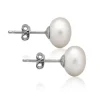 Allura 5mm Fresh Water Pearl Stud Earrings | Silver RH