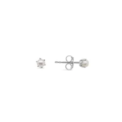 Allura Sterling FW Seed Pearl Stud Earrings | Silver RH