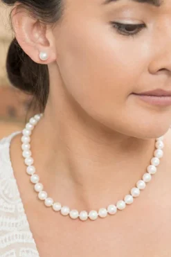 Allura Stg AA Grade 45cm 7-7.5mm FWP 45cm Pearl Strand