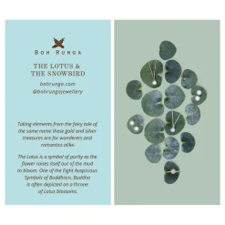 Boh Runga Lotus Stud Earrings