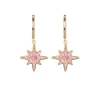 Boh Runga Starburst Rosey Huggie Earrings