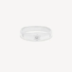 By Charlotte | Align Your Soul | Silver | Ring | Size R