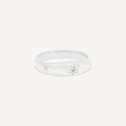 By Charlotte | Align Your Soul | Silver | Ring | Size R