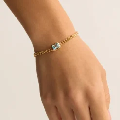 By Charlotte | Calm Your Soul | Blue Topaz | Bracelet | 18cm
