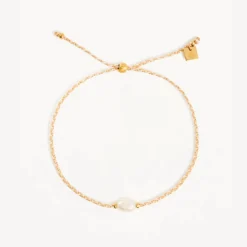 By Charlotte | Eternal Peace | Fresh Water Pearl | 18k Gold Vermeil | Bracelet