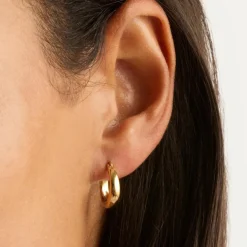 By Charlotte | Infinite Horizon | 18k Gold Vermeil | Small Hoops
