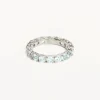 By Charlotte | Infinite Skies | Silver | Blue Topaz | Ring | Size N