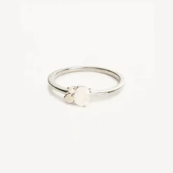 By Charlotte | Kindred | June | Birthstone | Silver | Ring | Size N
