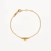 By Charlotte | Lotus | 18k Gold Vermeil | Bracelet | 18cm