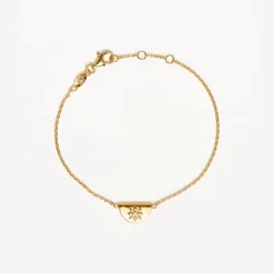 By Charlotte | Lotus | 18k Gold Vermeil | Bracelet | 18cm