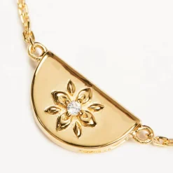 By Charlotte | Lotus | 18k Gold Vermeil | Bracelet | 18cm