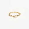 By Charlotte | Lucky Eye | 18k Gold Vermeil | Ring | Size N