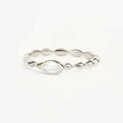 By Charlotte | Lucky Eye | Silver | Ring | Size N
