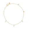 By Charlotte | Peace Lover | 14k Yellow Gold | Fresh Water Pearl | Bracelet