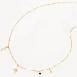 By Charlotte | Stardust | 18k Gold Vermeil | Sapphire | Chocker | 41cm