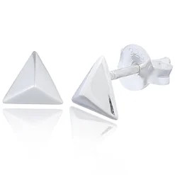 Celesti 'Flair' Stud Earrings | Silver