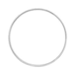 Celesti 'Fresh' Full Round Bangle | Silver | Size 65