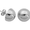 Celesti 'Gleam' Mini Dome Earrings | Silver | 6mm