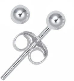 Celesti 'Gleam' Sterling 3mm Ball Stud Earrings | Silver
