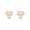 Celesti 'Gleam' Trio Dot Micro Earrings | Silver | Gold Plated