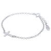 Celesti 'Grounded' Cross Bracelet | Silver