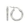 Celesti Twisted Hoop Earrings
