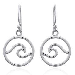 Celesti 'Wave' Hook Earrings