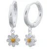 Charlie & Rose 'Delightful Daisy' Hoop Earrings