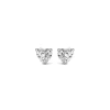 Charlie & Rose Humble Heart Earrings | Silver