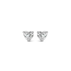 Charlie & Rose Humble Heart Earrings | Silver