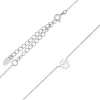 Charlie & Rose 'Impression' Paw Print Necklace | Silver
