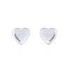 Charlie & Rose 'Love' Heart Stud Earrings | Silver RH