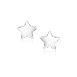 Charlie & Rose Radiant Star Stud Earrings | Silver