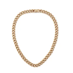 Daniel Wellington Chunky Chain Necklace | Steel RGP CZ | 41cm