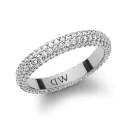 Daniel Wellington Pave Crystal Ring | Brass RH CZ | 56