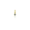 Evolve | March | Sterling | Gold Plated | Aquamarine | Pendant Charm