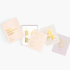 Fox & Fallow Baby Milestone Cards - Blush Pink