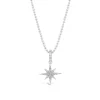 Grace 'Brilliance' Star Necklace | Silver CZ RH