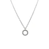 Grace 'Harmony' Petite Circle Necklace | Sterling | 45cm
