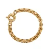 9k Gold Round Belcher Bracelet
