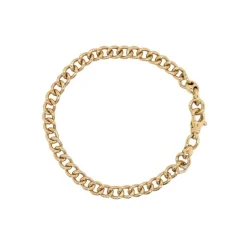 9k NZ Made Curb Link Bracelet