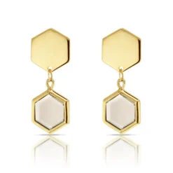 9k Smokey Quartz Earrings