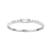 9k White Gold Diamond Band (N)