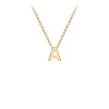 9k Yellow Gold Initial 'A' Necklace