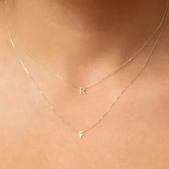 9k Yellow Gold Initial 'J' Necklace