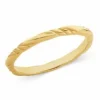 9k Yellow Gold Patterned Ring