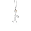 Karen Walker Girl & The Pearl Necklace | 45cm | Sterling Silver