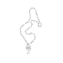 Karen Walker Girl with The Bow Necklace | 45cm | Sterling Silver