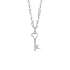 Karen Walker Monogram Key 45cm Necklace | Sterling Silver